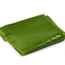 HOJA DE PLATANO VERDE